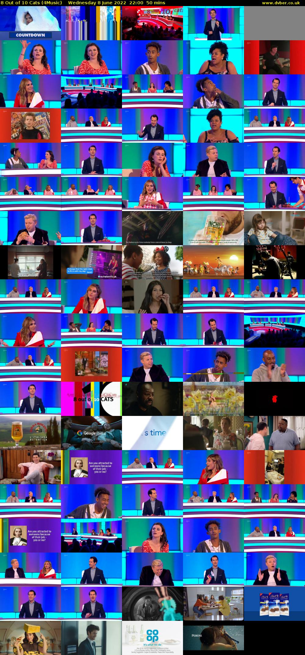 8 Out of 10 Cats (4Music) Wednesday 8 June 2022 22:00 - 22:50