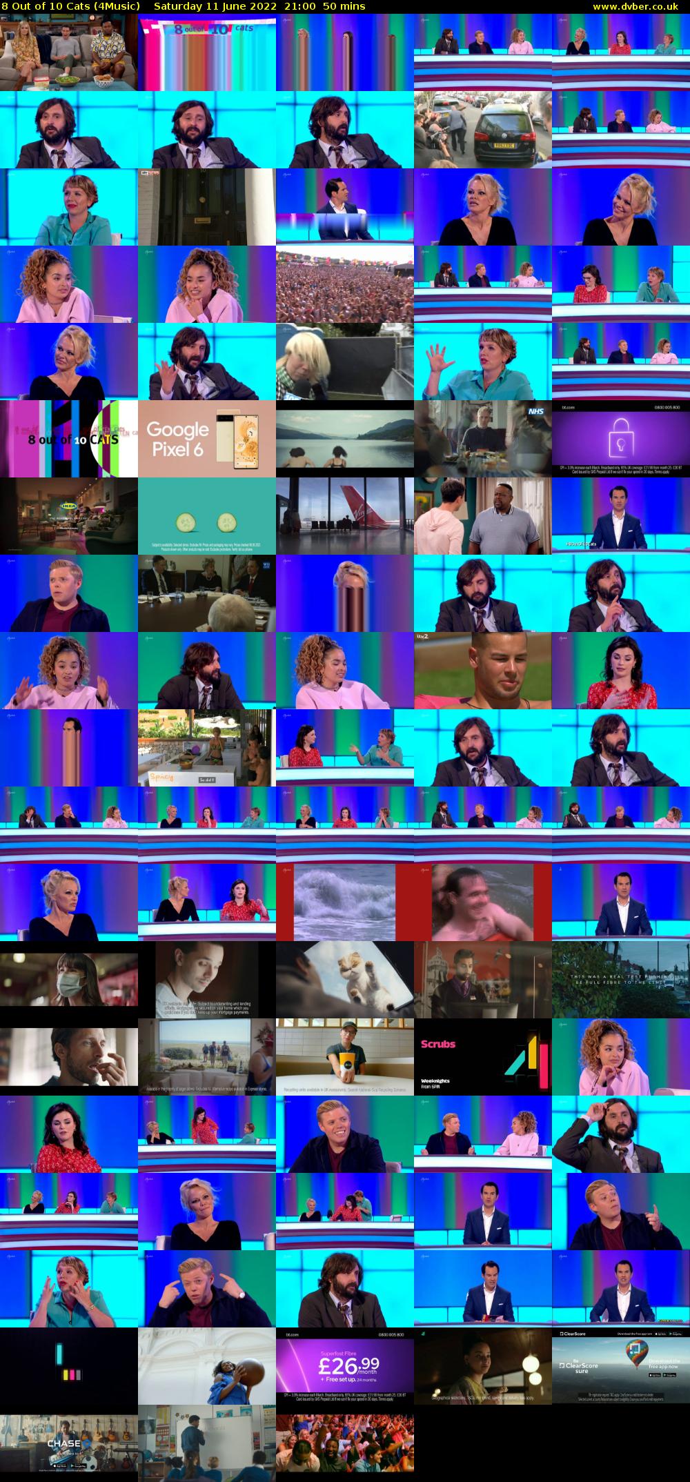 8 Out of 10 Cats (4Music) Saturday 11 June 2022 21:00 - 21:50