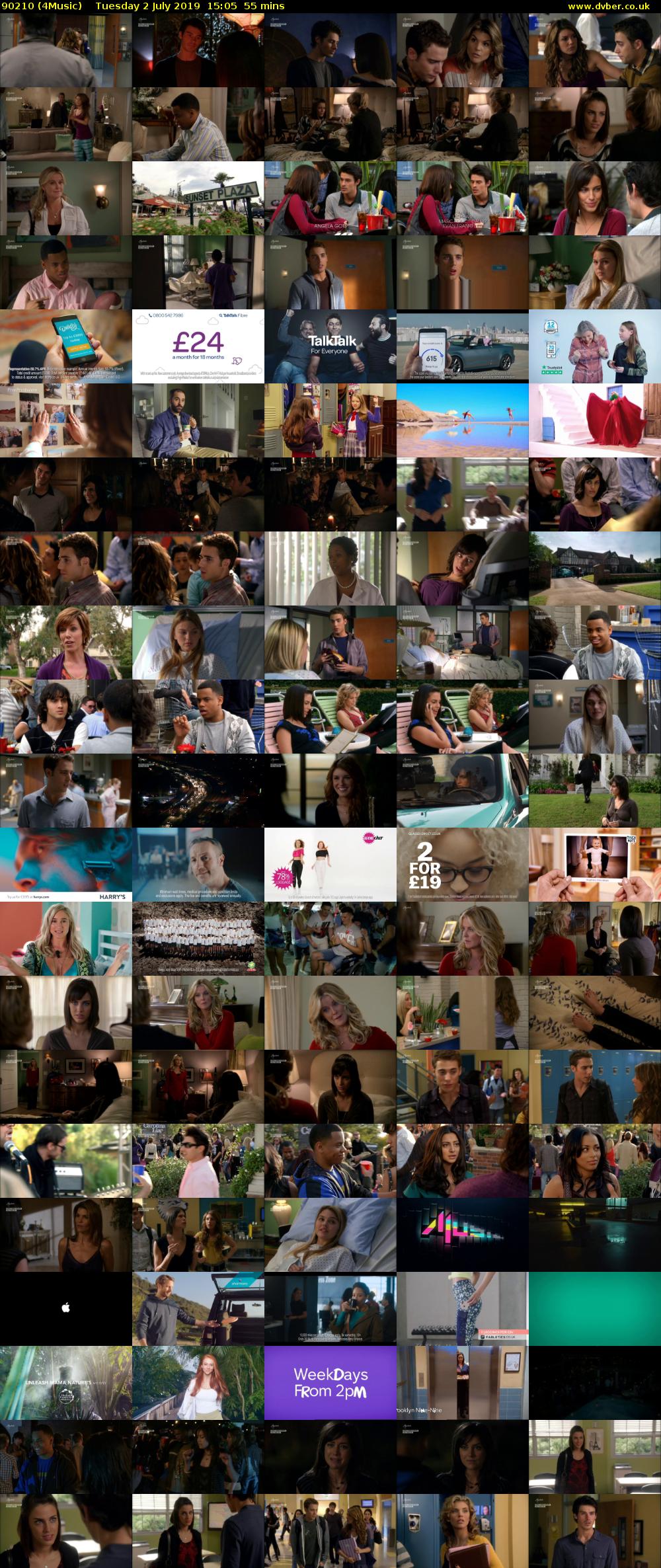 90210 (4Music) Tuesday 2 July 2019 15:05 - 16:00