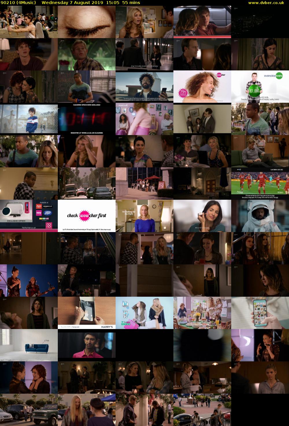 90210 (4Music) Wednesday 7 August 2019 15:05 - 16:00
