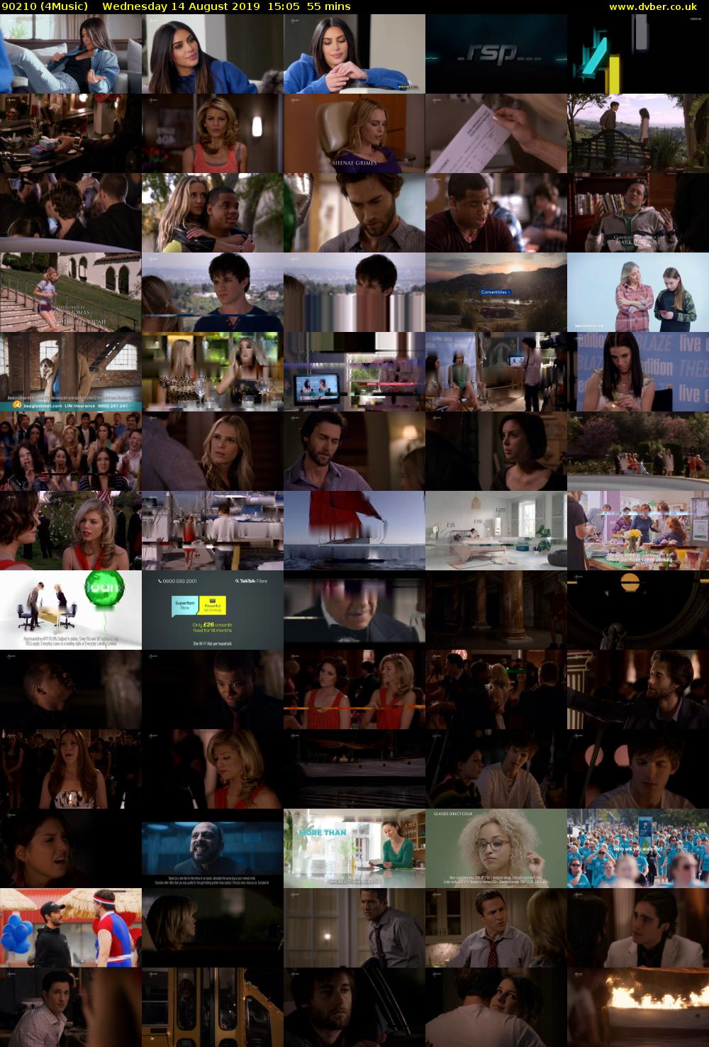 90210 (4Music) Wednesday 14 August 2019 15:05 - 16:00