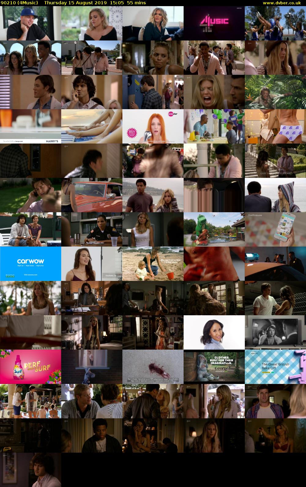 90210 (4Music) Thursday 15 August 2019 15:05 - 16:00
