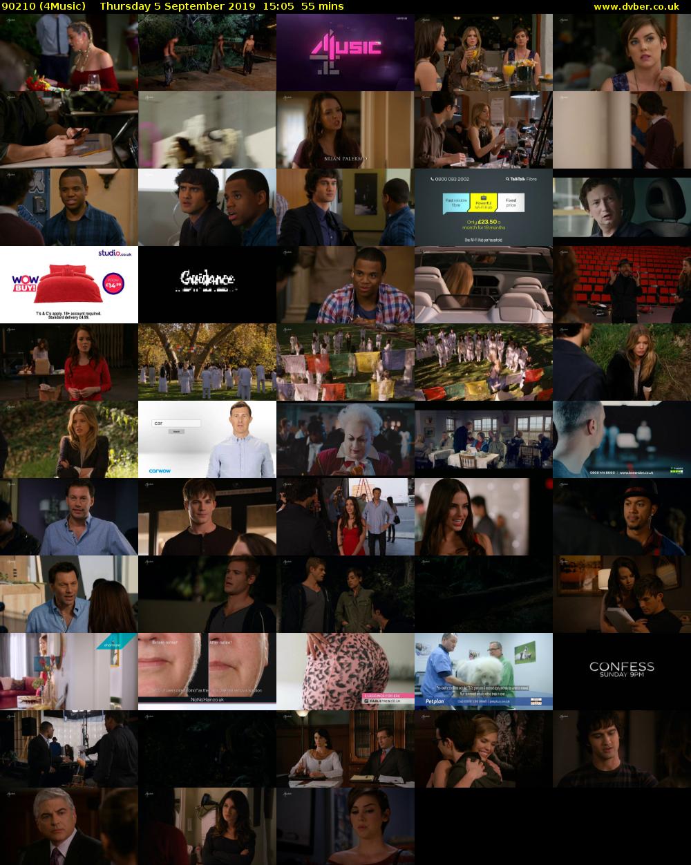 90210 (4Music) Thursday 5 September 2019 15:05 - 16:00