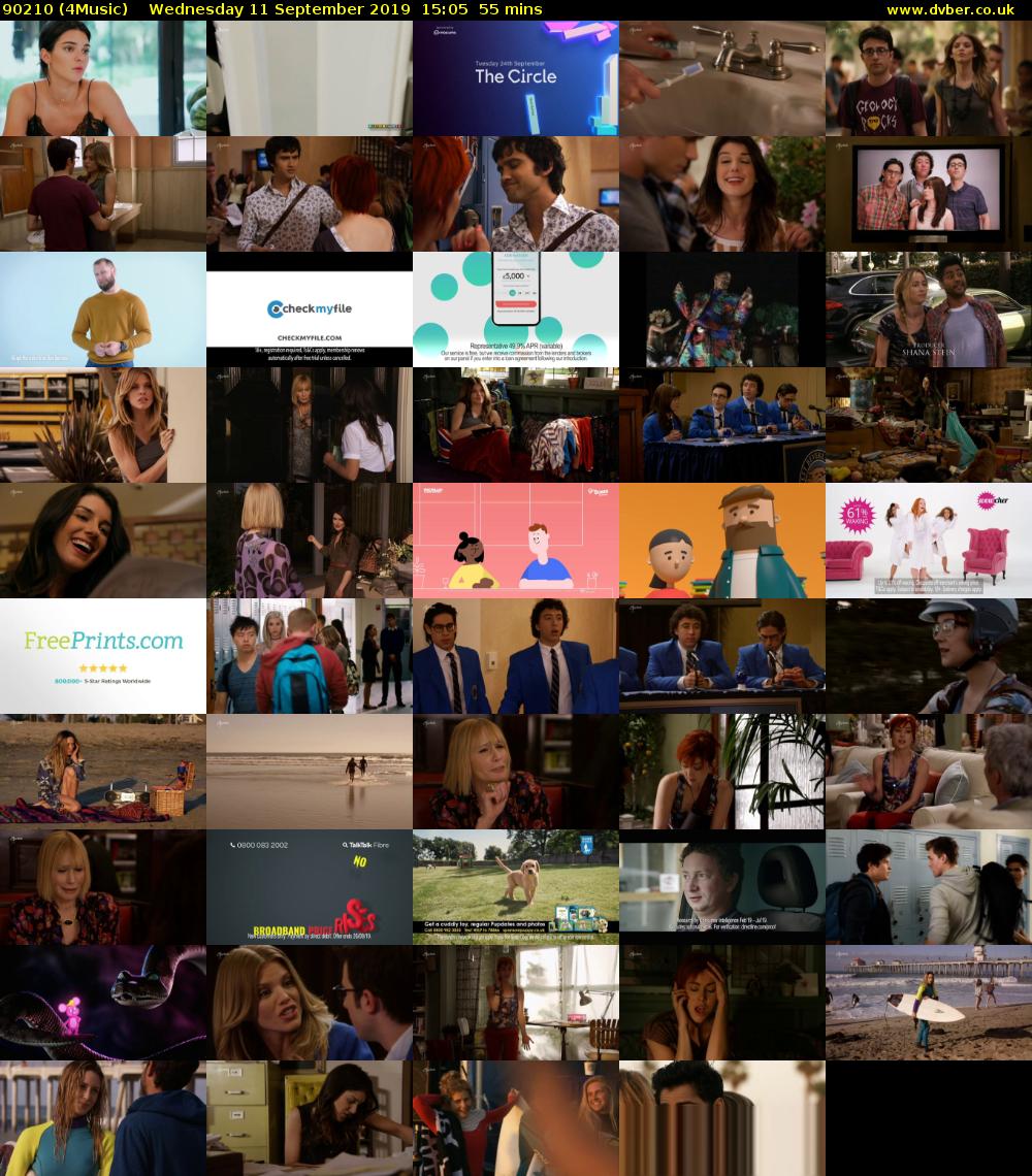 90210 (4Music) Wednesday 11 September 2019 15:05 - 16:00