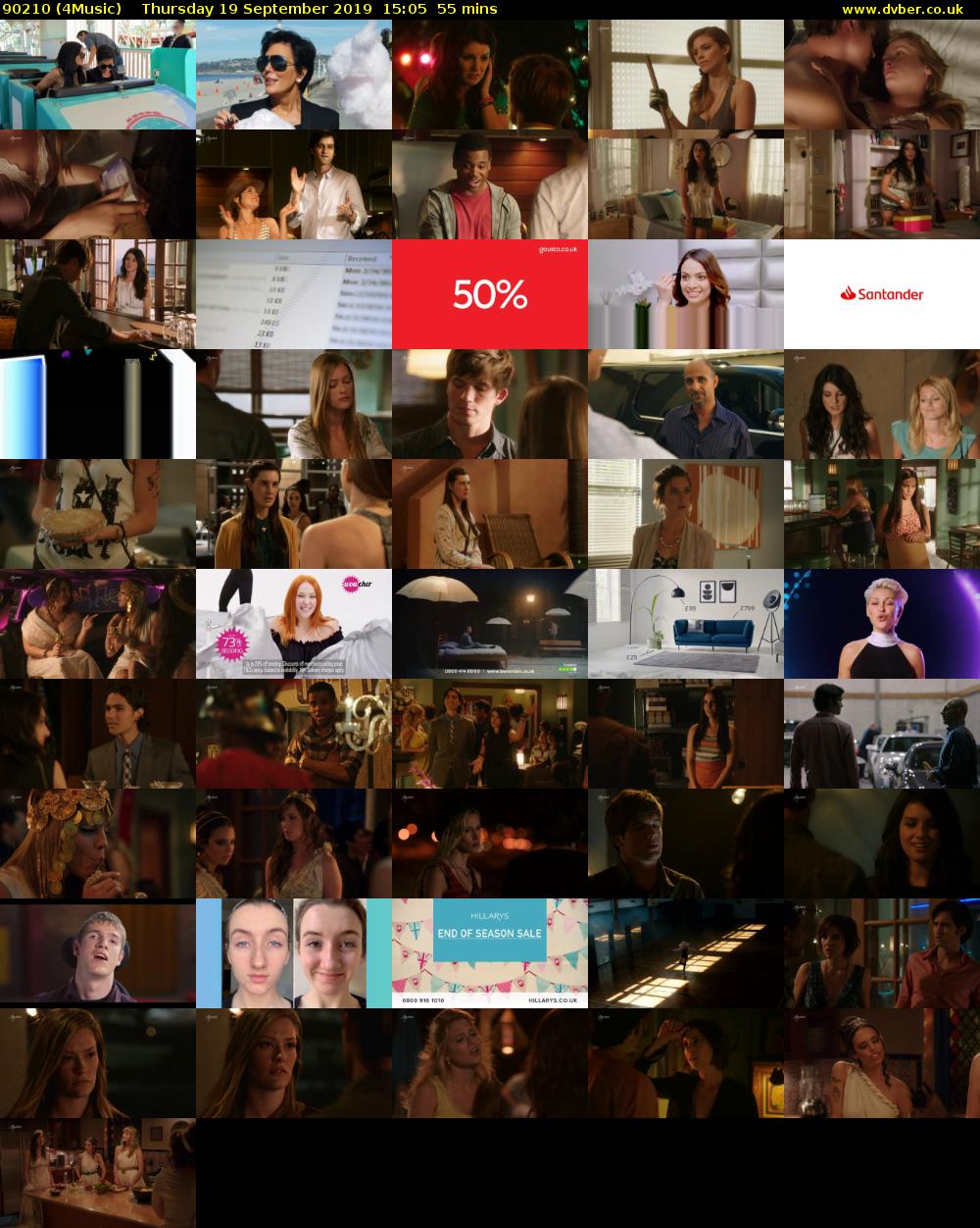 90210 (4Music) Thursday 19 September 2019 15:05 - 16:00