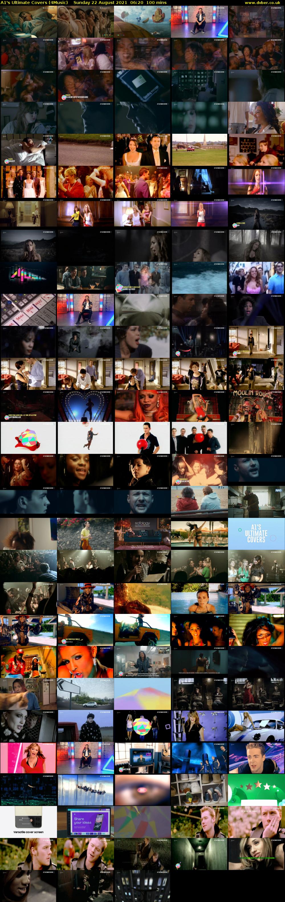 A1's Ultimate Covers (4Music) Sunday 22 August 2021 07:20 - 09:00