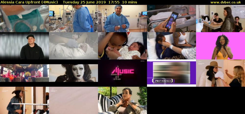 Alessia Cara Upfront (4Music) Tuesday 25 June 2019 17:55 - 18:05