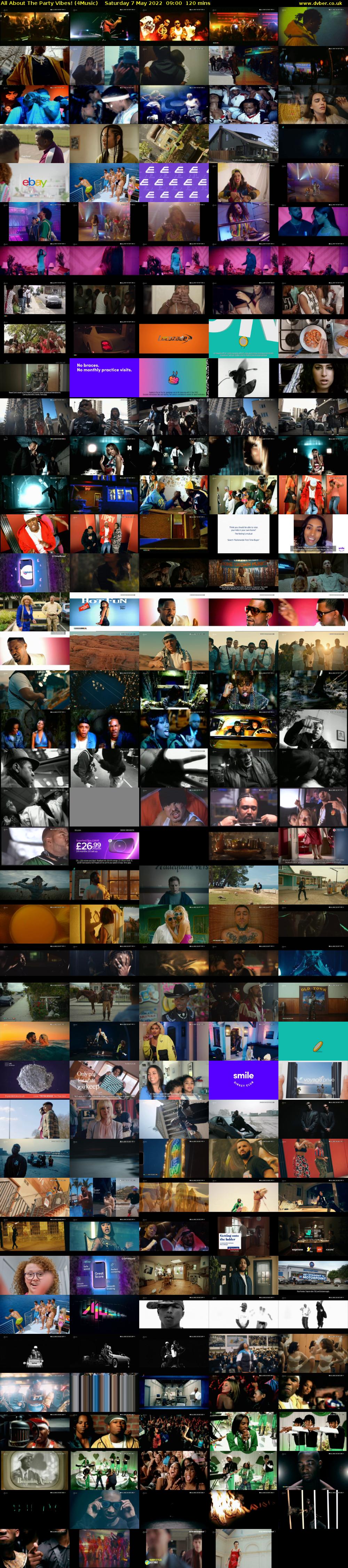 All About The Party Vibes! (4Music) Saturday 7 May 2022 09:00 - 11:00