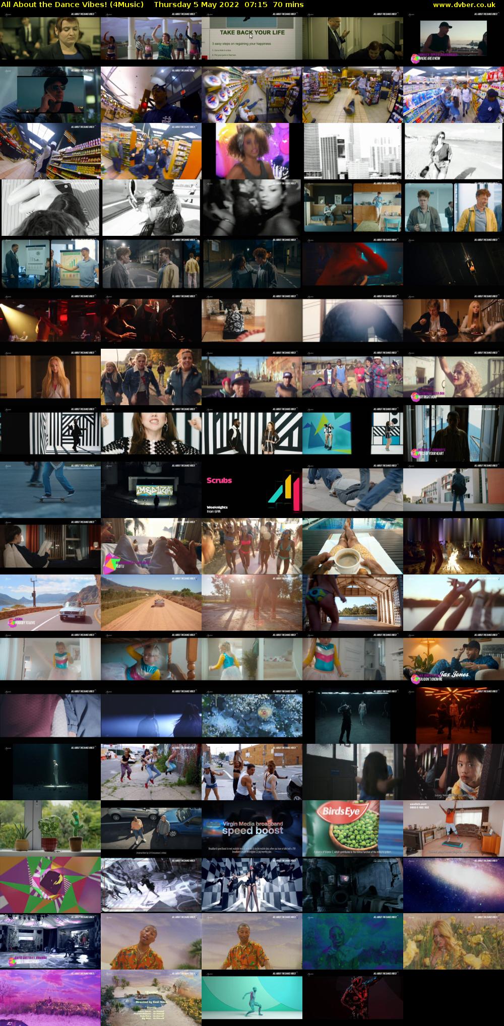 All About the Dance Vibes! (4Music) Thursday 5 May 2022 07:15 - 08:25