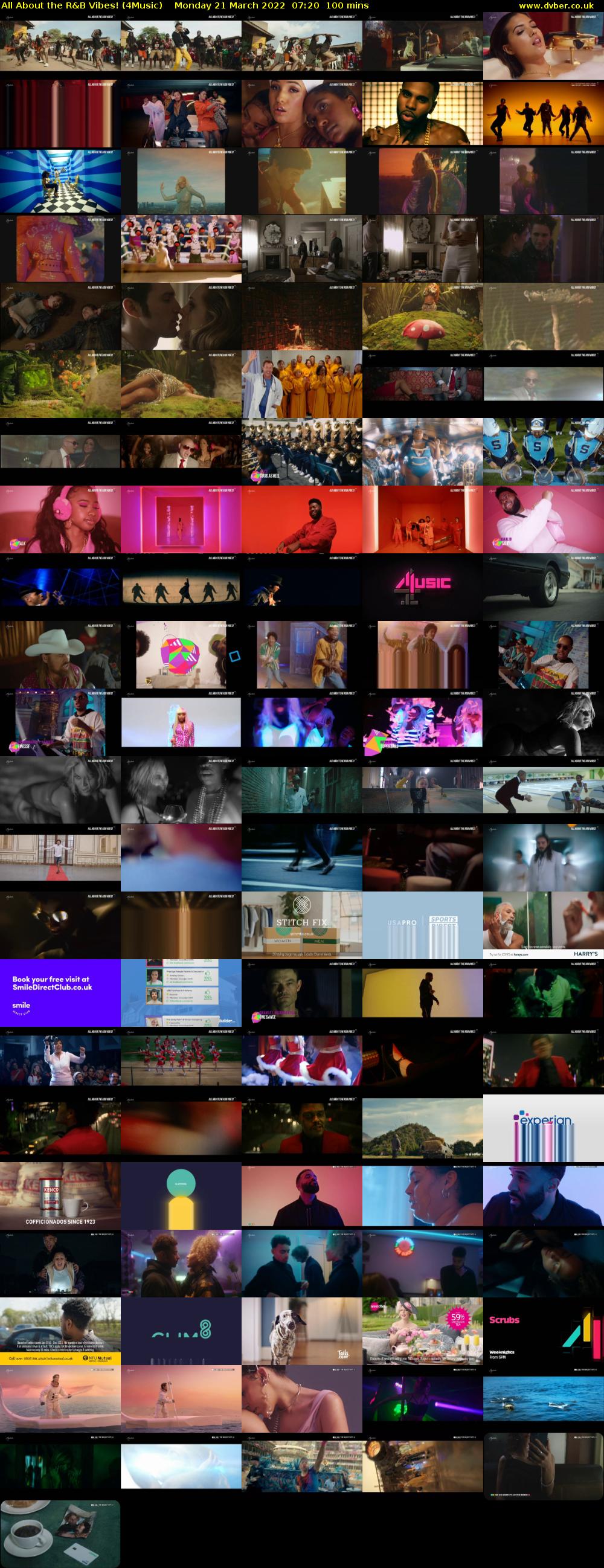 All About the R&B Vibes! (4Music) Monday 21 March 2022 07:20 - 09:00