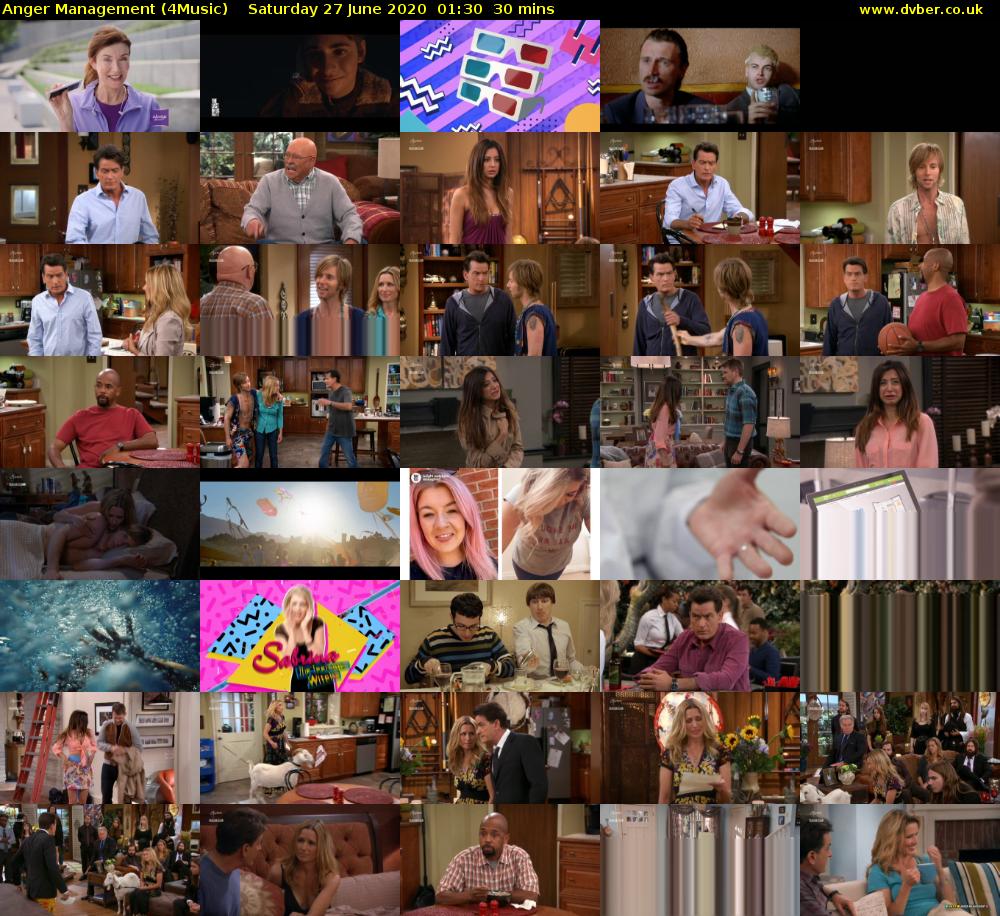 Anger Management (4Music) Saturday 27 June 2020 01:30 - 02:00