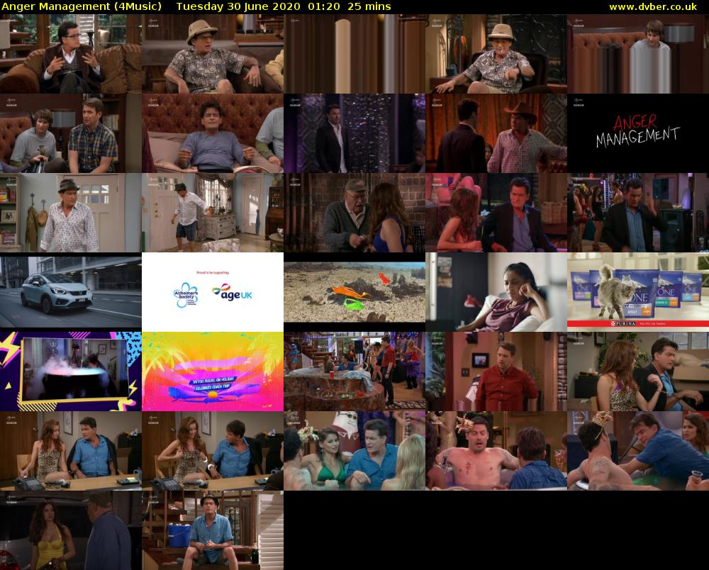 Anger Management (4Music) Tuesday 30 June 2020 01:20 - 01:45