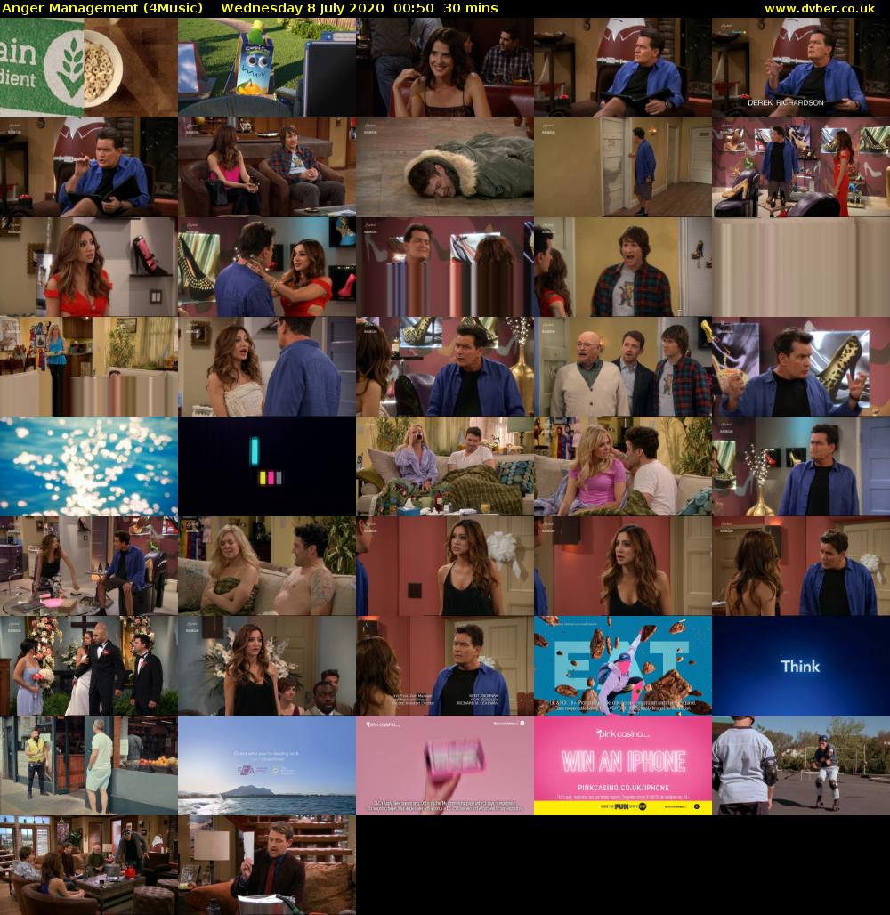 Anger Management (4Music) Wednesday 8 July 2020 00:50 - 01:20