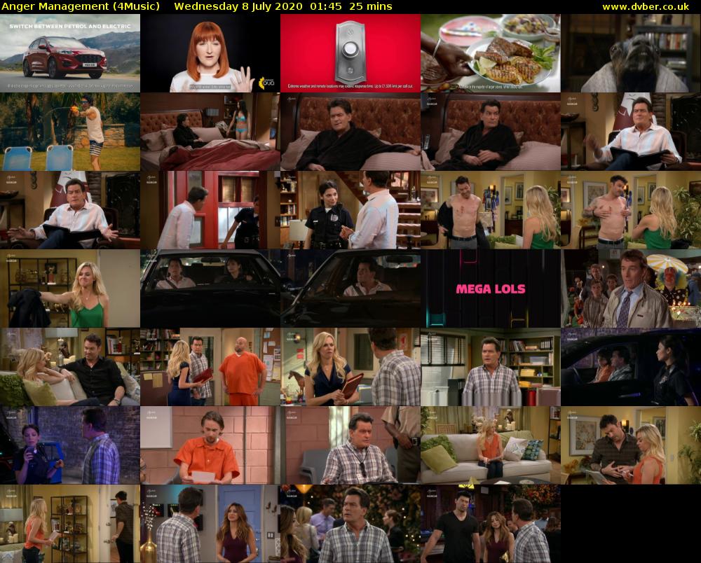 Anger Management (4Music) Wednesday 8 July 2020 01:45 - 02:10