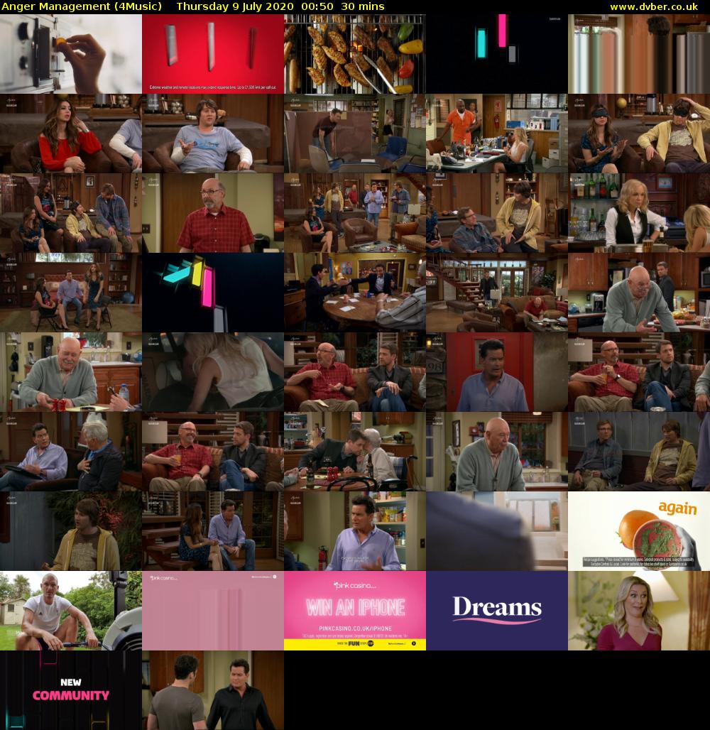 Anger Management (4Music) Thursday 9 July 2020 00:50 - 01:20