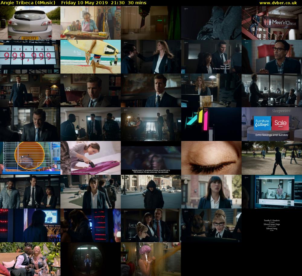 Angie Tribeca (4Music) Friday 10 May 2019 21:30 - 22:00