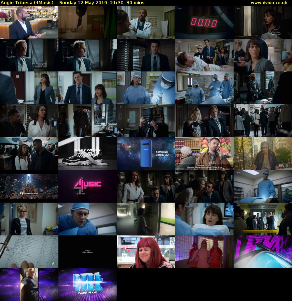 Angie Tribeca (4Music) Sunday 12 May 2019 21:30 - 22:00