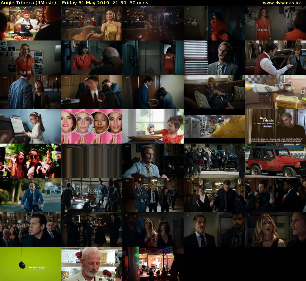 Angie Tribeca (4Music) Friday 31 May 2019 21:30 - 22:00