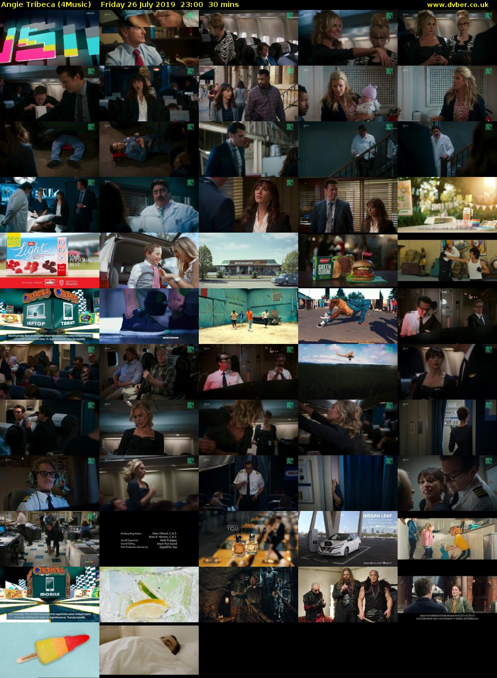 Angie Tribeca (4Music) Friday 26 July 2019 23:00 - 23:30