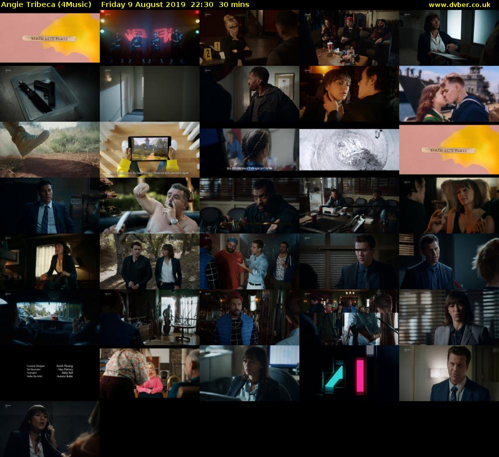 Angie Tribeca (4Music) Friday 9 August 2019 22:30 - 23:00