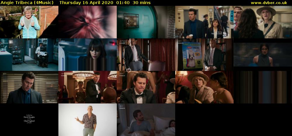 Angie Tribeca (4Music) Thursday 16 April 2020 01:40 - 02:10