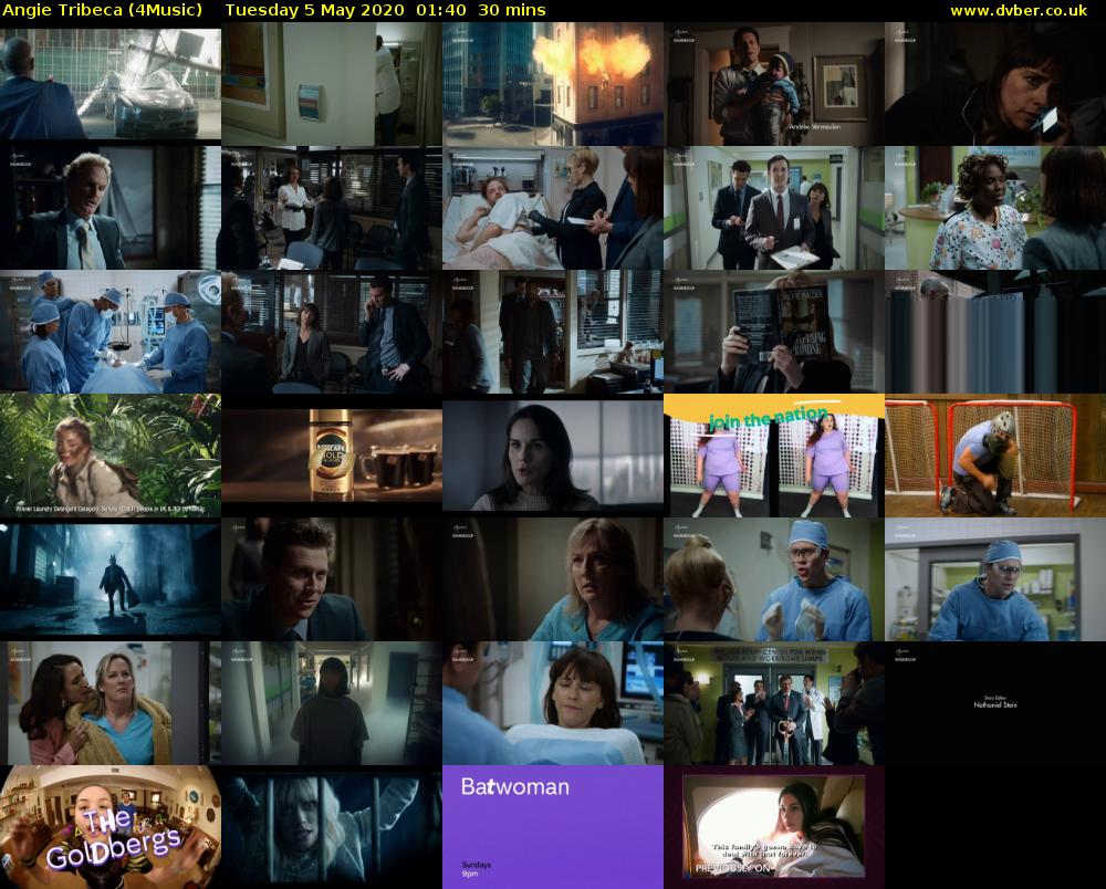 Angie Tribeca (4Music) Tuesday 5 May 2020 01:40 - 02:10