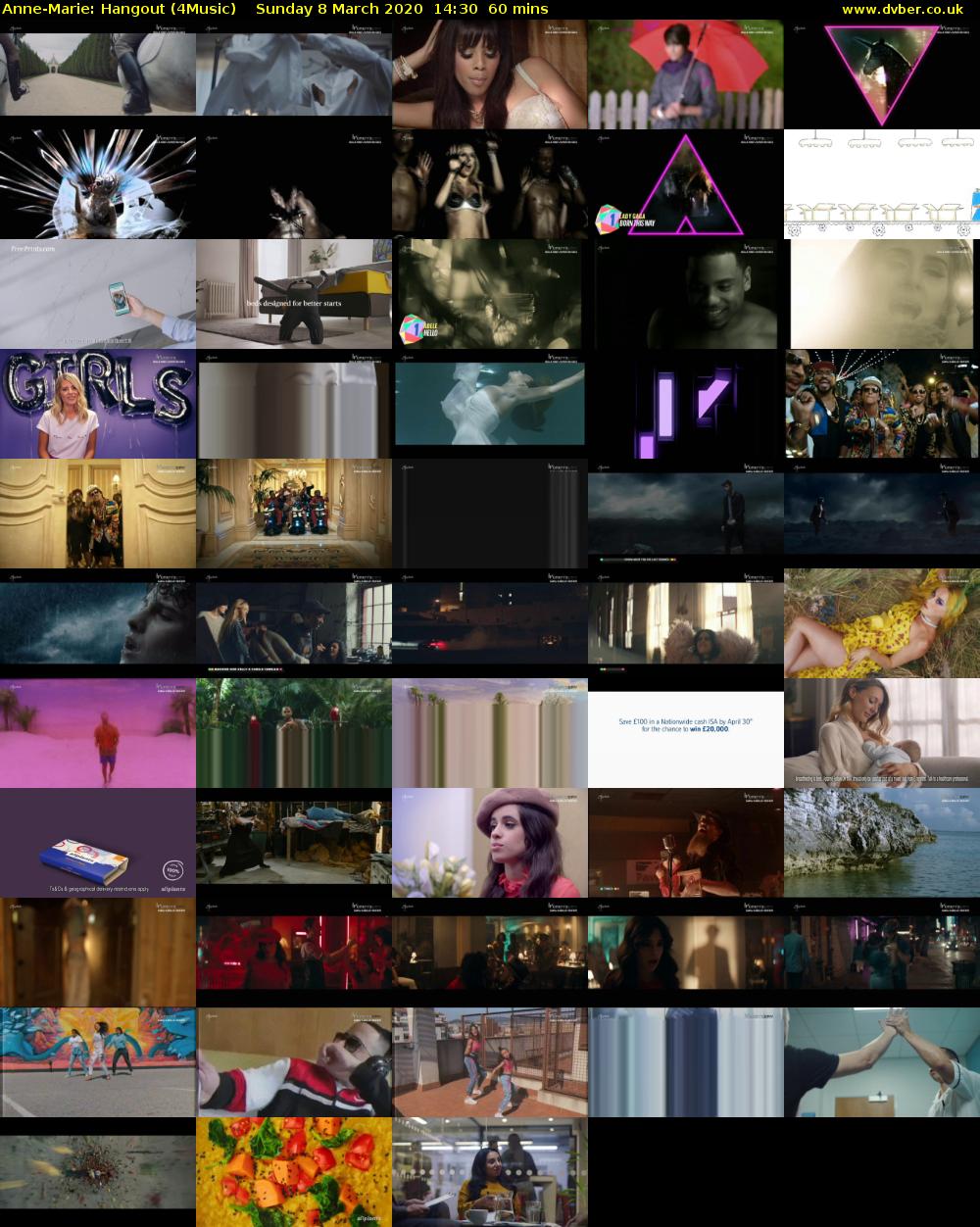 Anne-Marie: Hangout (4Music) Sunday 8 March 2020 14:30 - 15:30