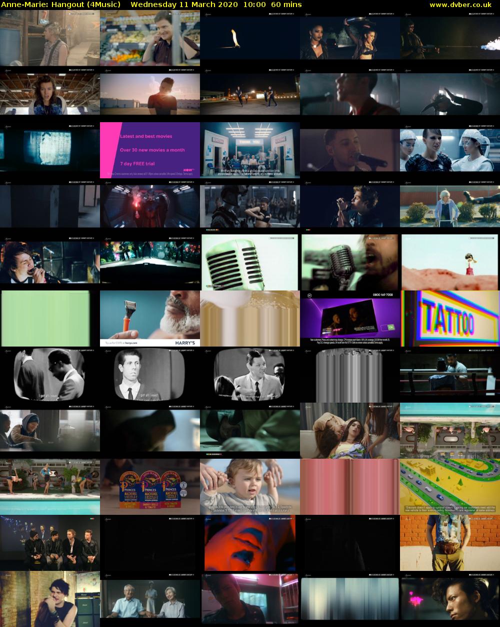 Anne-Marie: Hangout (4Music) Wednesday 11 March 2020 10:00 - 11:00