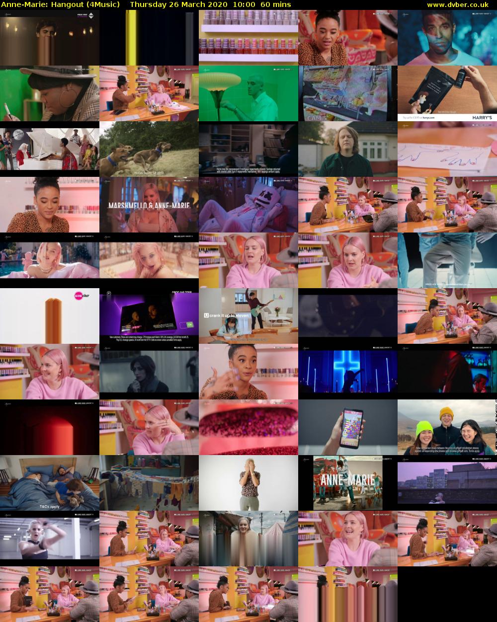Anne-Marie: Hangout (4Music) Thursday 26 March 2020 10:00 - 11:00