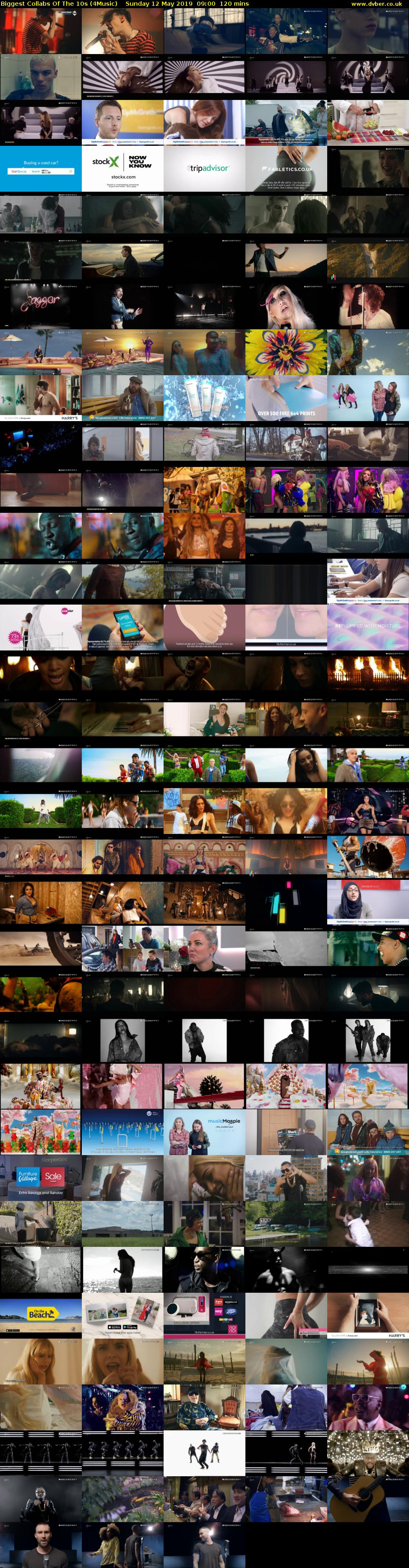 Biggest Collabs Of The 10s (4Music) Sunday 12 May 2019 09:00 - 11:00