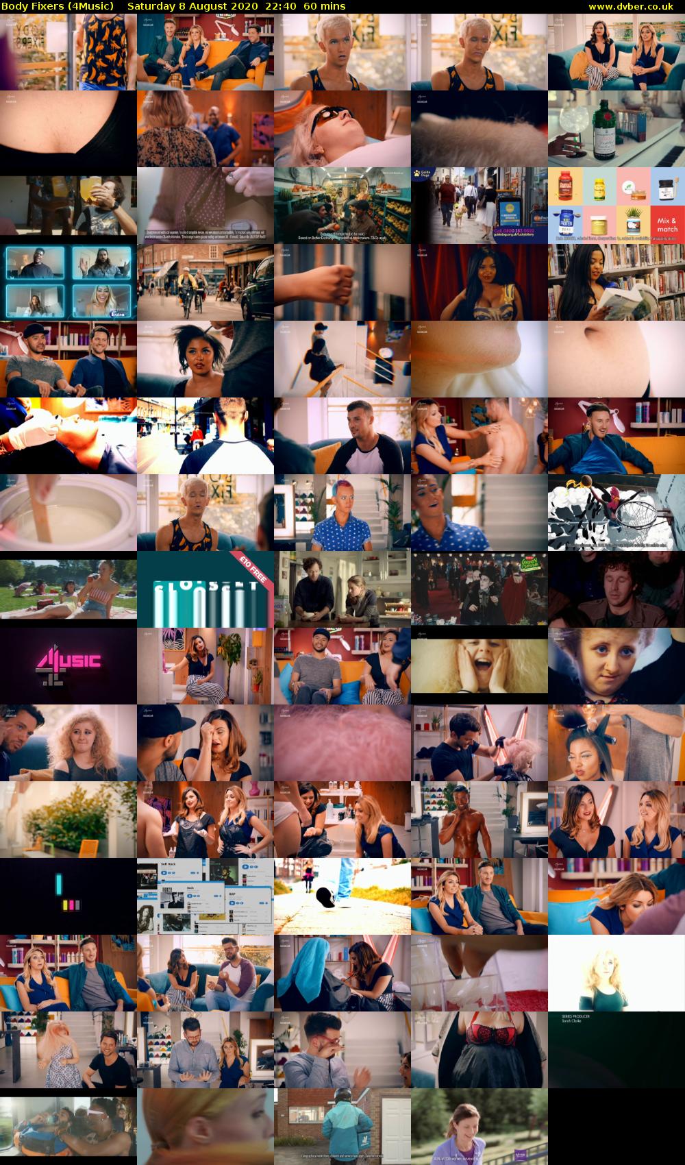Body Fixers (4Music) Saturday 8 August 2020 22:40 - 23:40
