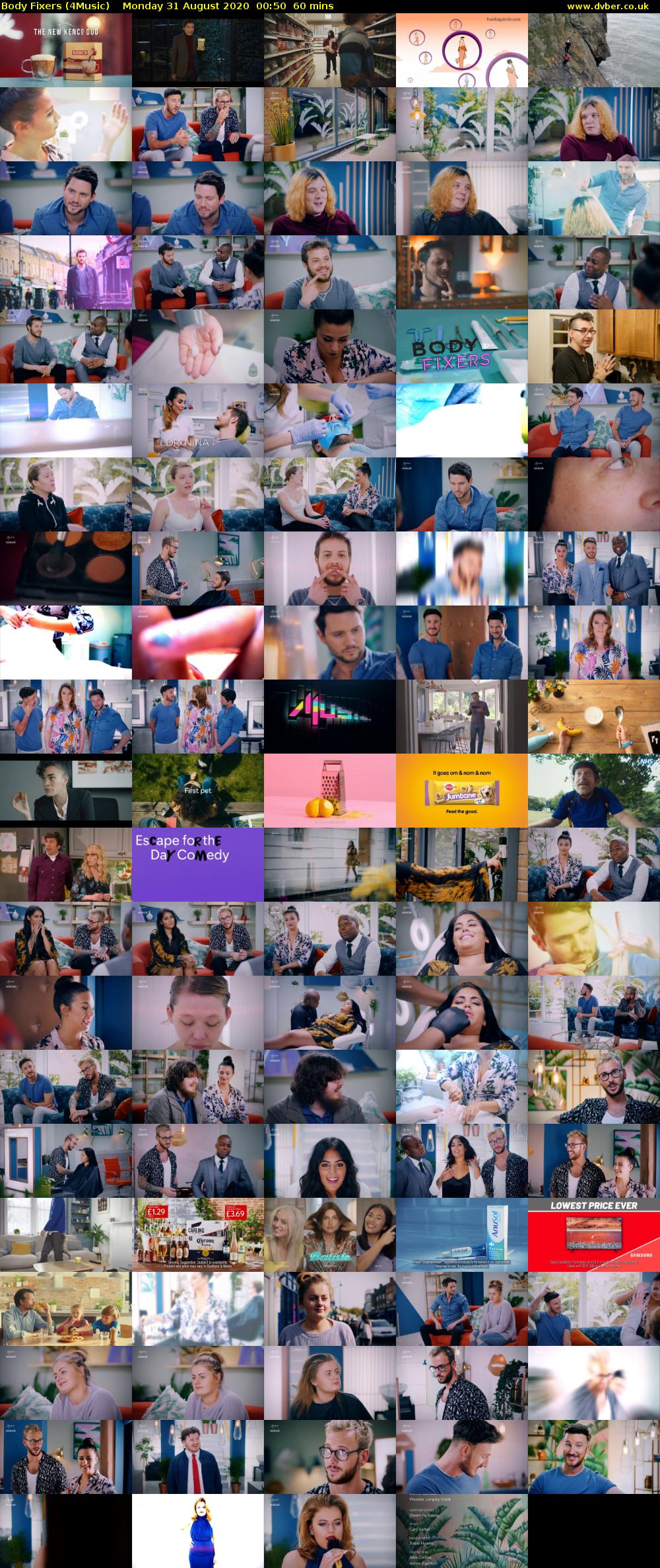 Body Fixers (4Music) Monday 31 August 2020 00:50 - 01:50