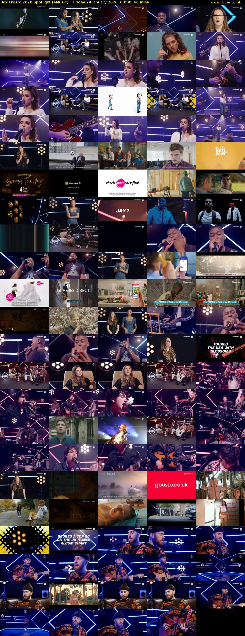 Box Fresh: 2020 Spotlight (4Music) Friday 24 January 2020 08:00 - 09:00