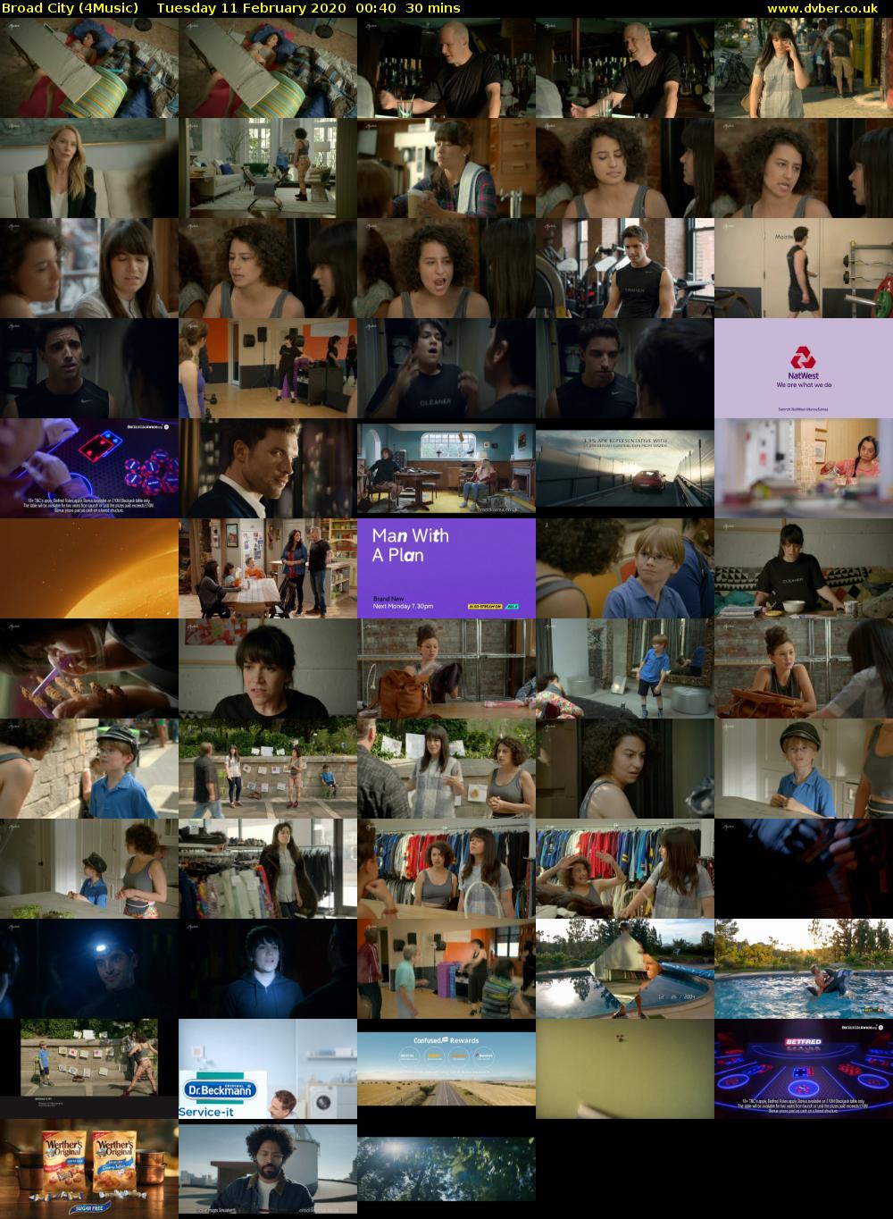 Broad City (4Music) Tuesday 11 February 2020 00:40 - 01:10