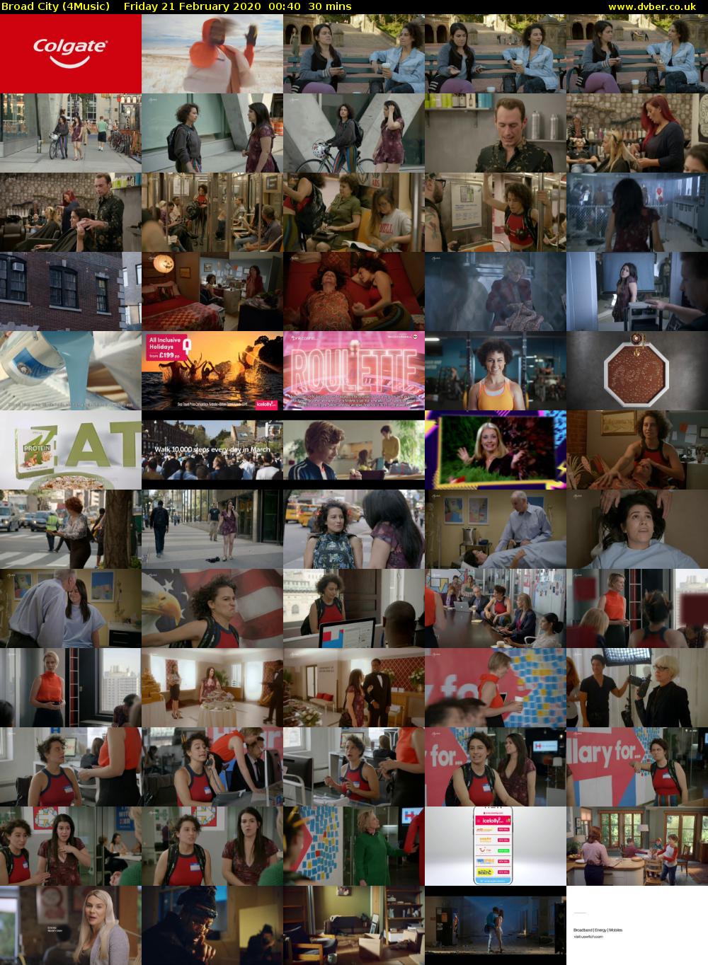 Broad City (4Music) Friday 21 February 2020 00:40 - 01:10