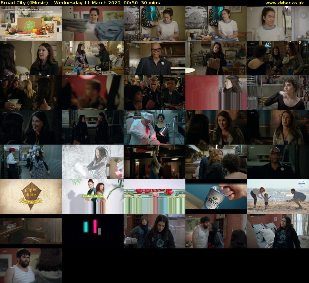 Broad City (4Music) Wednesday 11 March 2020 00:50 - 01:20