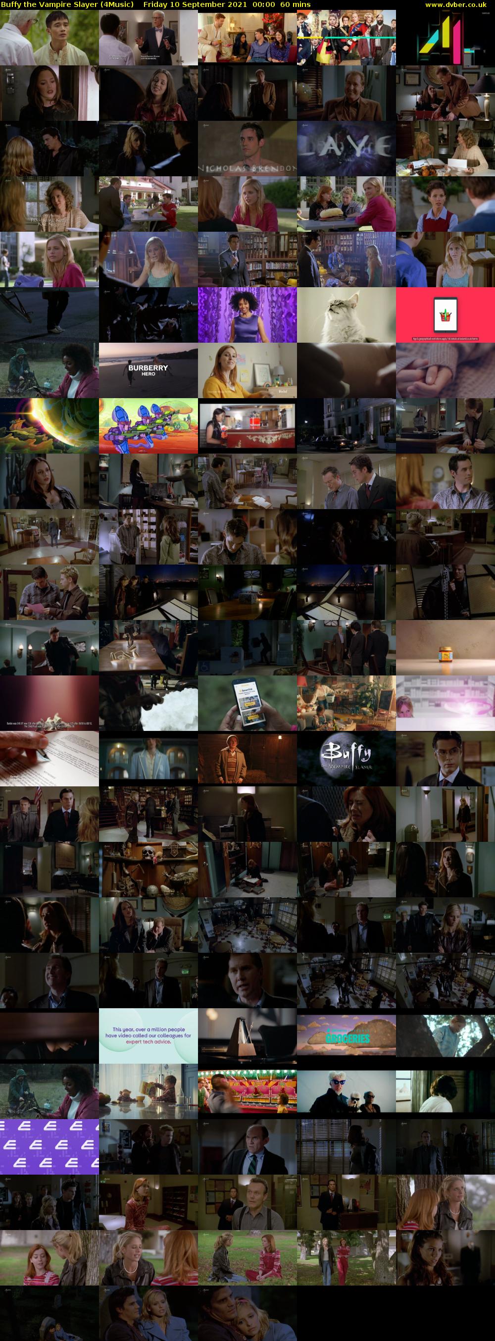 Buffy the Vampire Slayer (4Music) Friday 10 September 2021 01:00 - 02:00