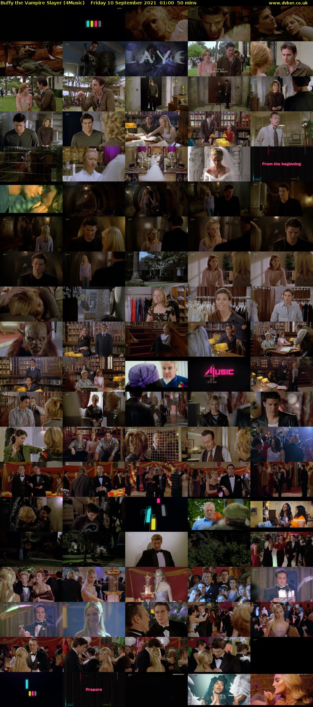 Buffy the Vampire Slayer (4Music) Friday 10 September 2021 02:00 - 02:50