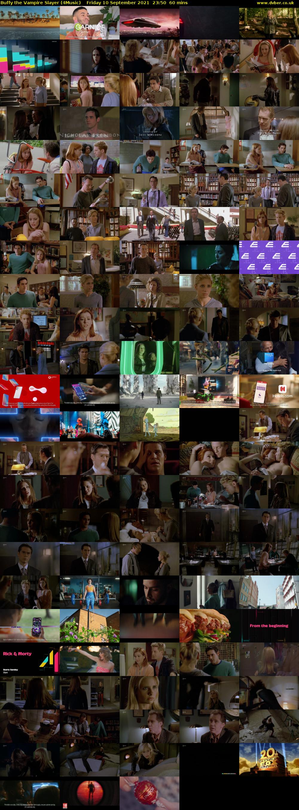 Buffy the Vampire Slayer (4Music) Saturday 11 September 2021 00:50 - 01:50