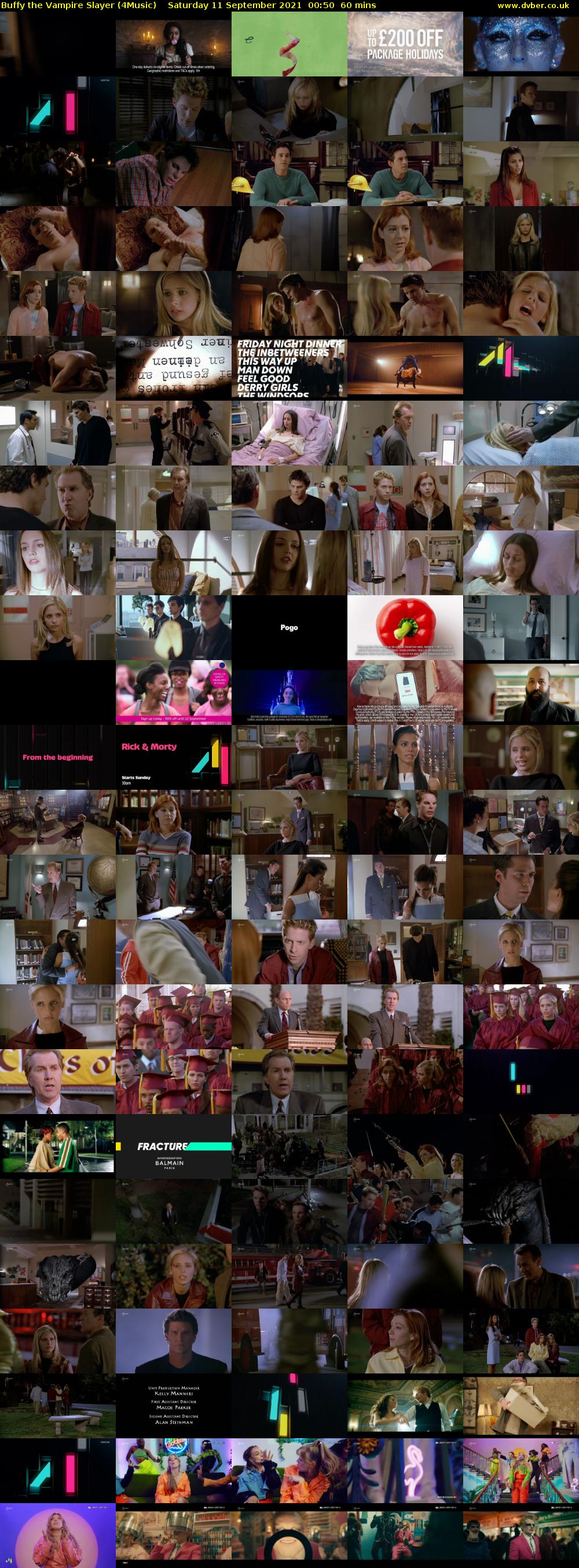 Buffy the Vampire Slayer (4Music) Saturday 11 September 2021 01:50 - 02:50