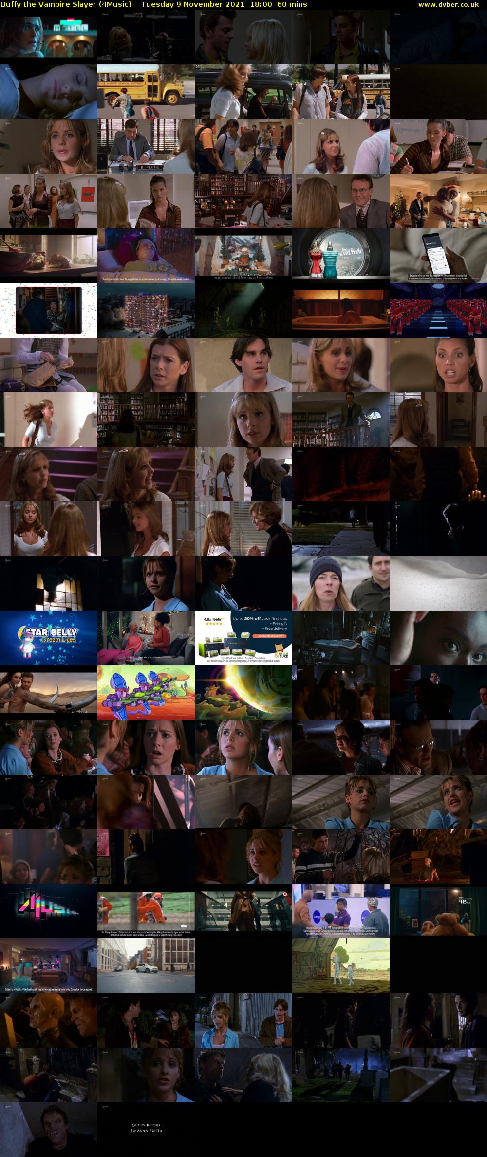 Buffy the Vampire Slayer (4Music) Tuesday 9 November 2021 18:00 - 19:00