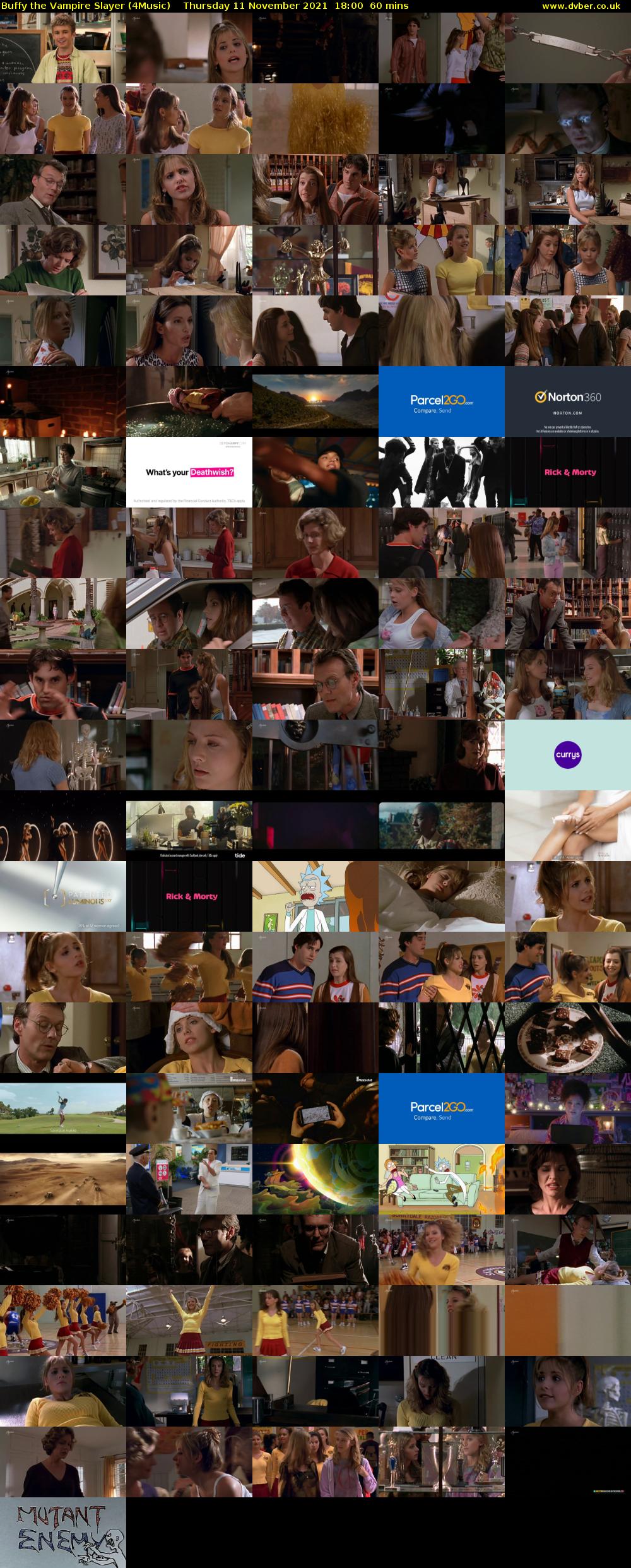Buffy the Vampire Slayer (4Music) Thursday 11 November 2021 18:00 - 19:00