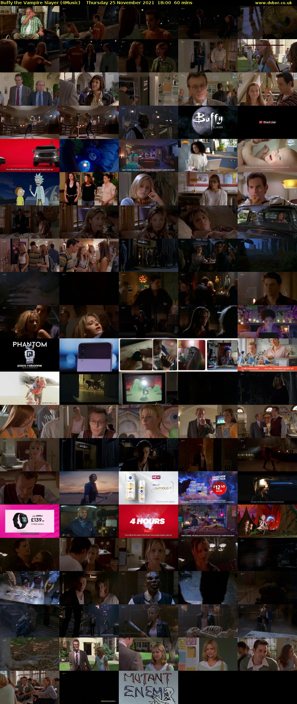 Buffy the Vampire Slayer (4Music) Thursday 25 November 2021 18:00 - 19:00