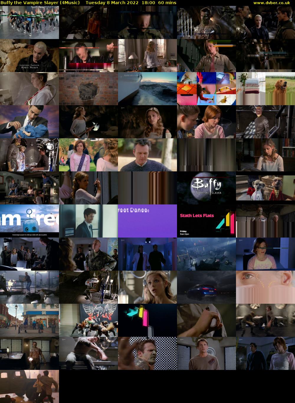Buffy the Vampire Slayer (4Music) Tuesday 8 March 2022 18:00 - 19:00