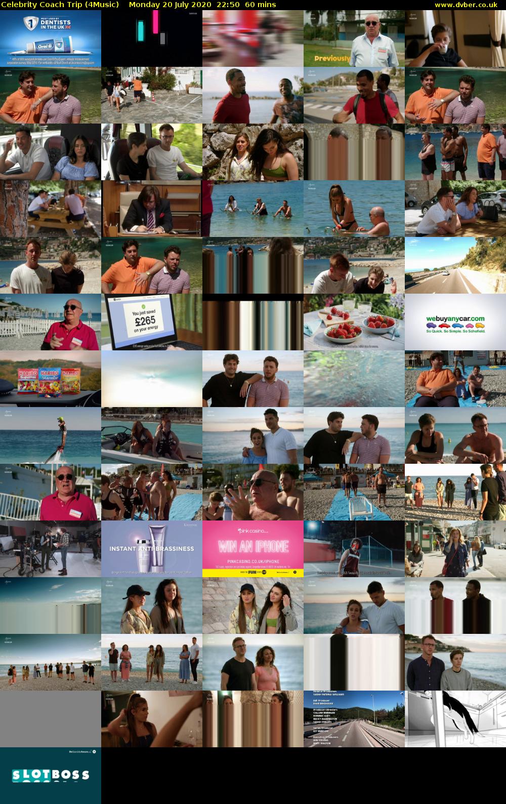 Celebrity Coach Trip (4Music) Monday 20 July 2020 22:50 - 23:50