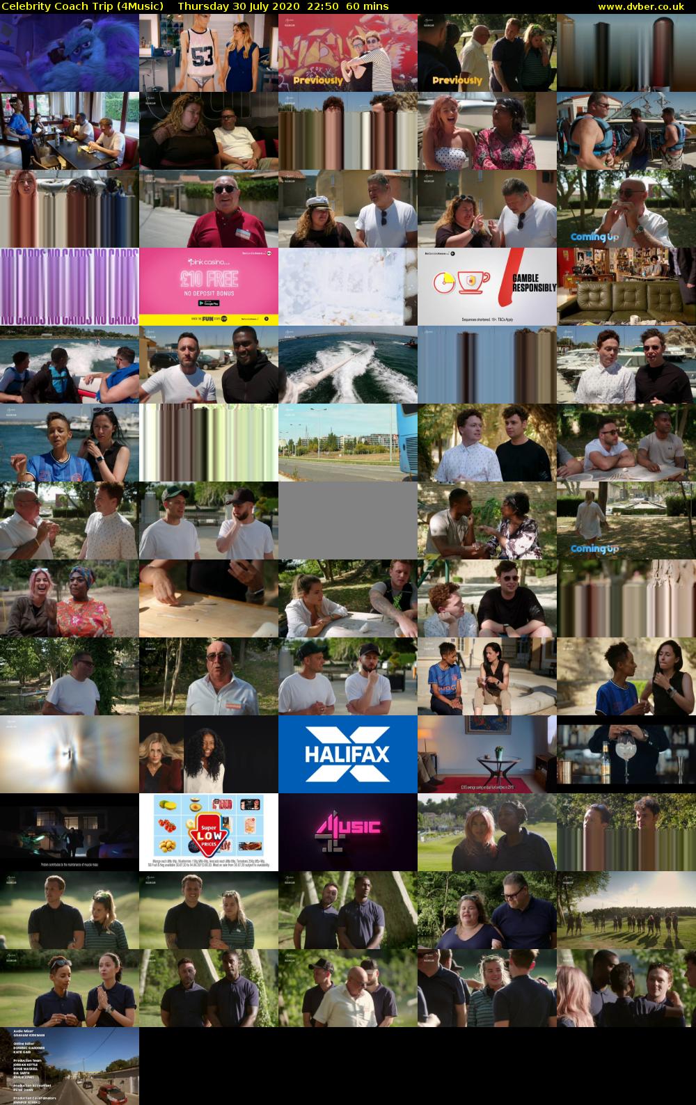 Celebrity Coach Trip (4Music) Thursday 30 July 2020 22:50 - 23:50