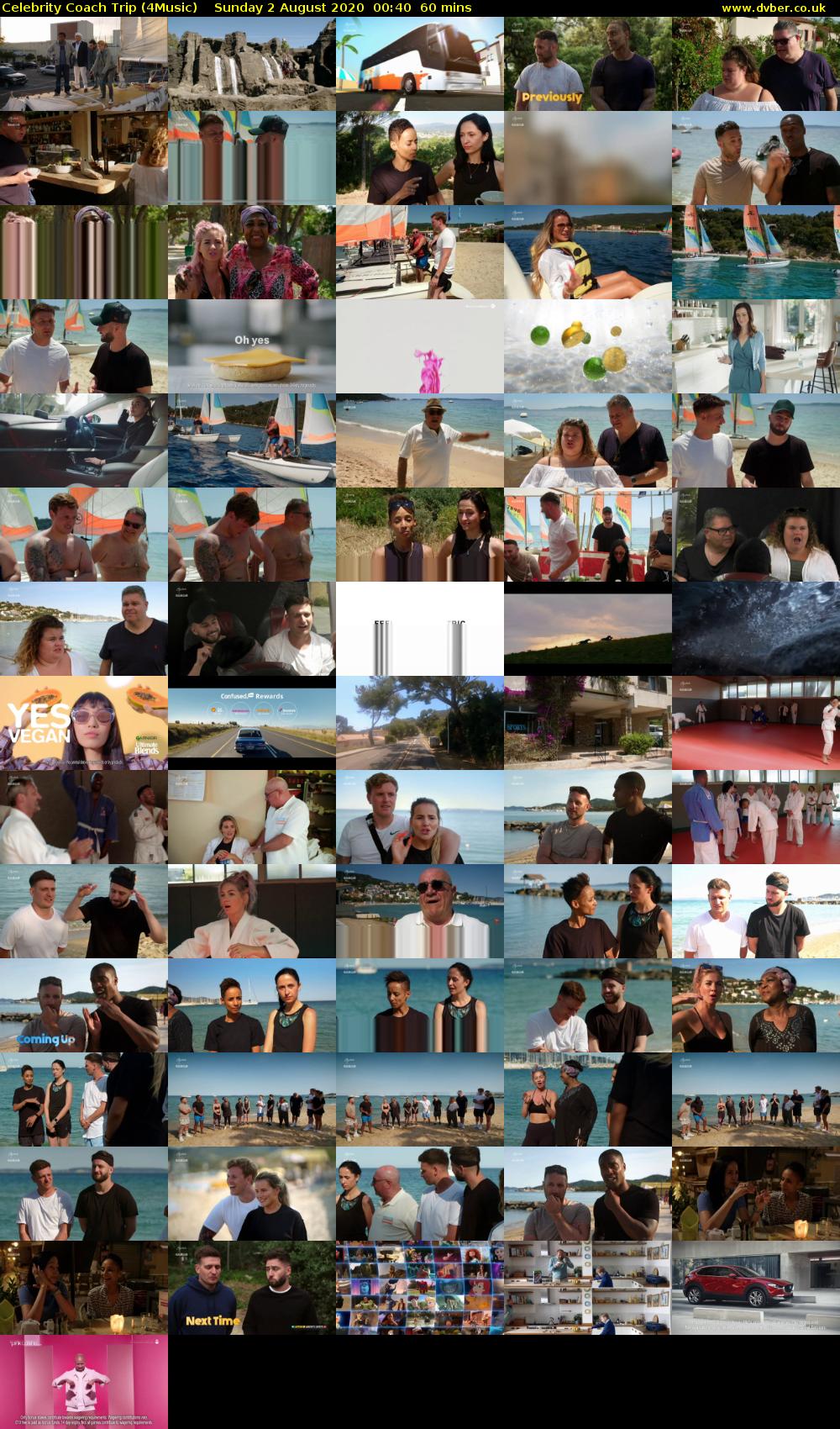 Celebrity Coach Trip (4Music) Sunday 2 August 2020 00:40 - 01:40
