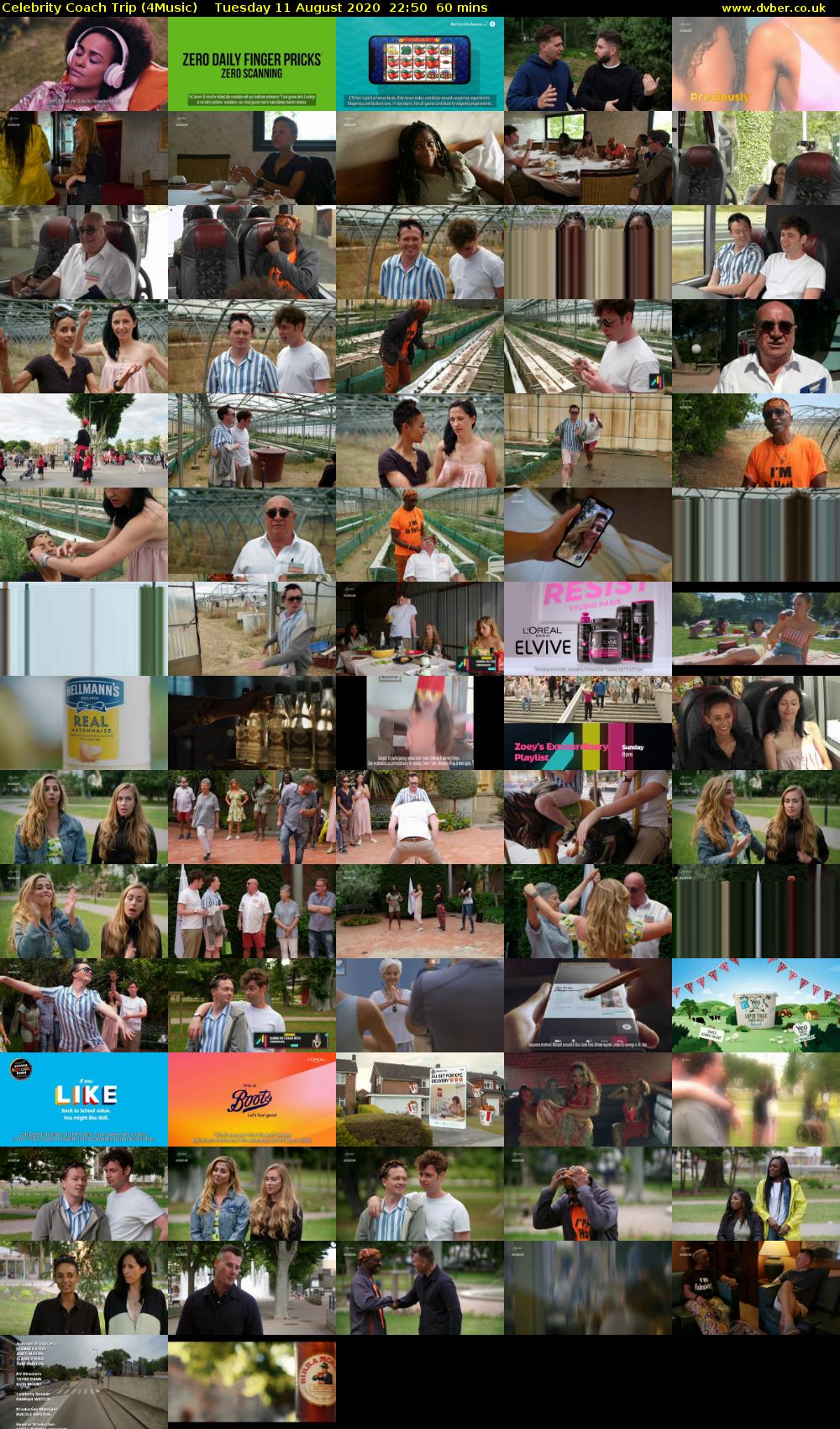 Celebrity Coach Trip (4Music) Tuesday 11 August 2020 22:50 - 23:50