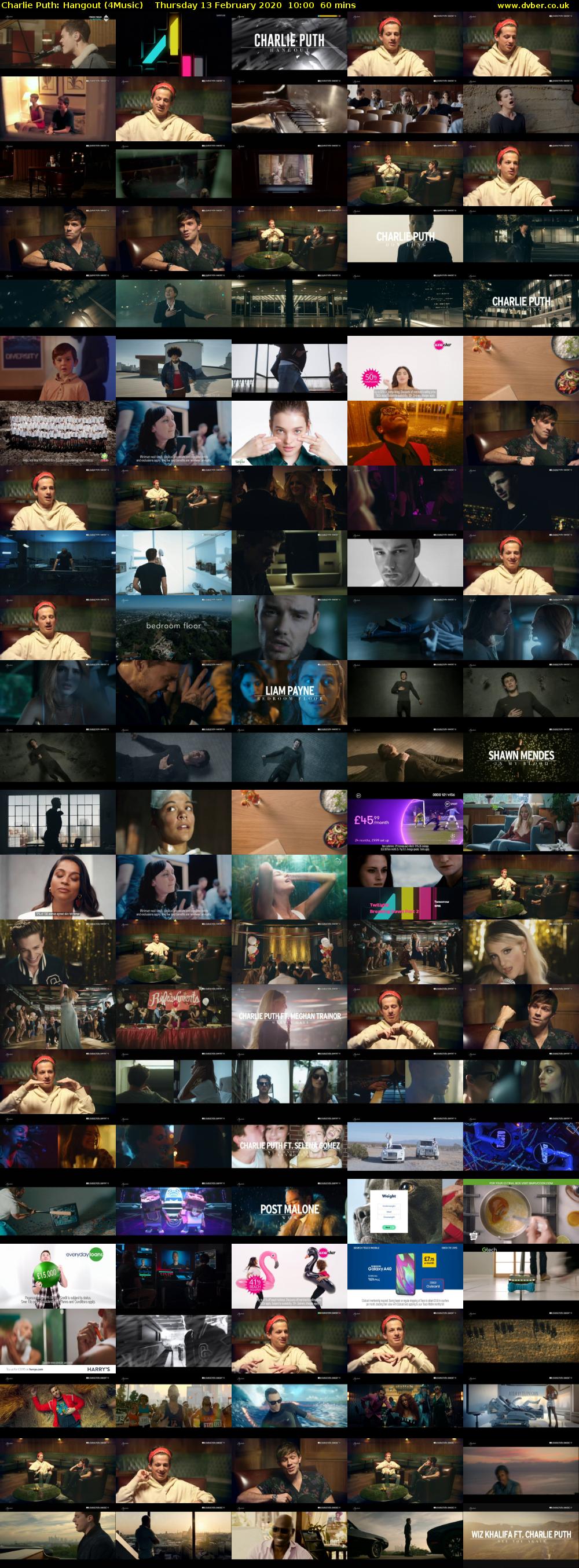 Charlie Puth: Hangout (4Music) Thursday 13 February 2020 10:00 - 11:00