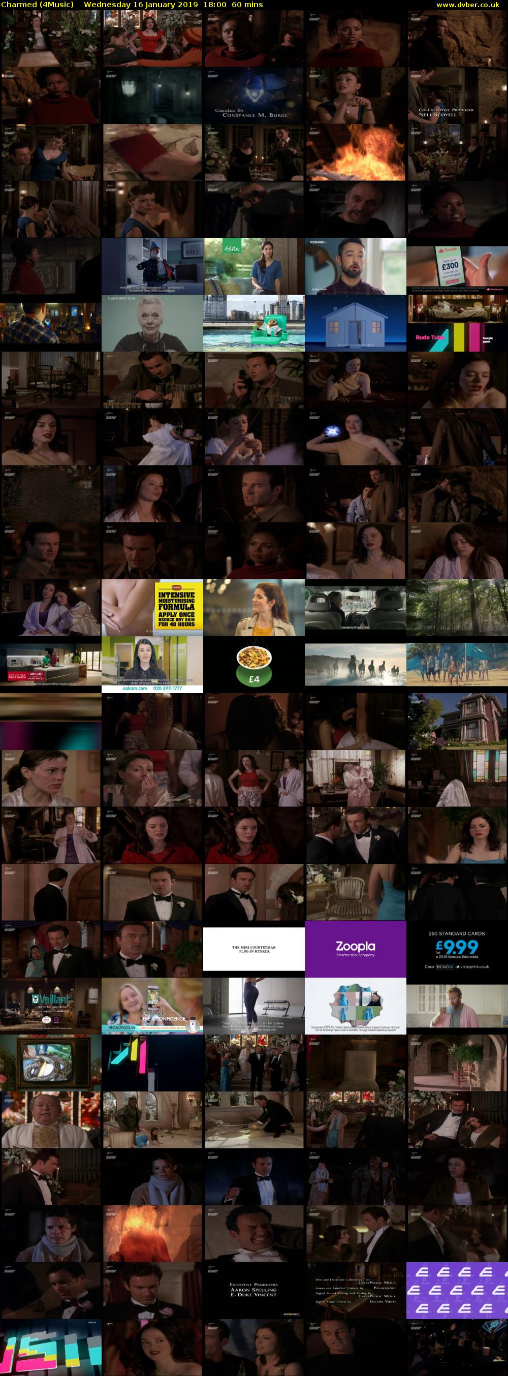 Charmed (4Music) Wednesday 16 January 2019 18:00 - 19:00